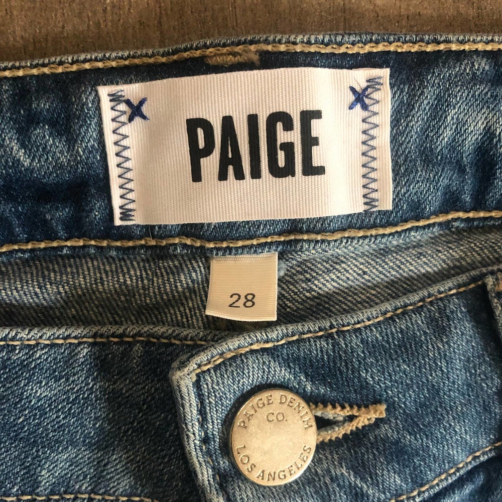 Paige Denim Kendra Sutton Wide Leg Jeans - Picture 4 of 5